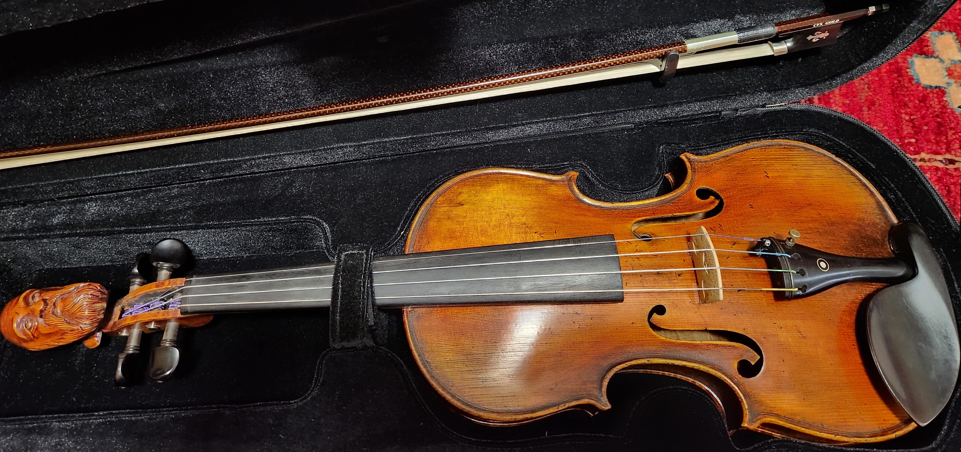 Fiddle Bow Case FH head fiddle 11 24 min